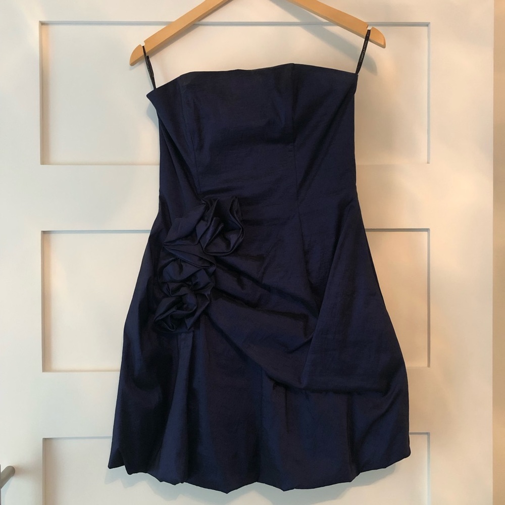 Jessica McClintock Strapless Cocktail Dress